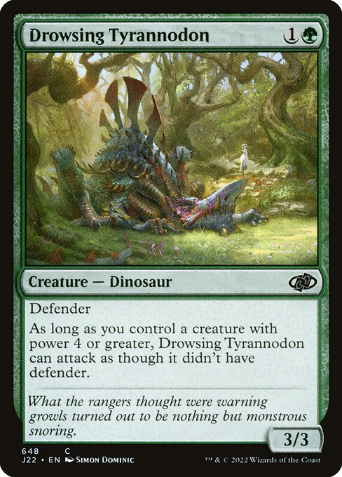 Drowsing Tyrannodon - Jumpstart 2022 Common Card