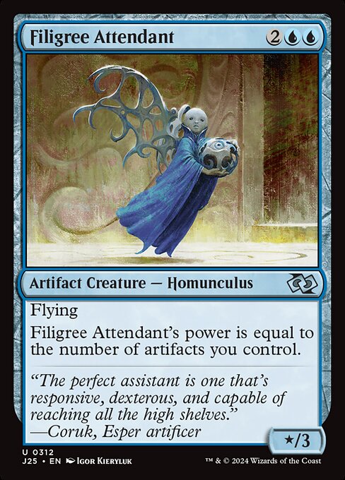Filigree Attendant - Foundations Jumpstart Uncommon Card