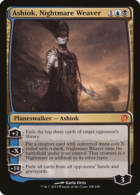 Ashiok, Nightmare Weaver - Theros Mythic Card