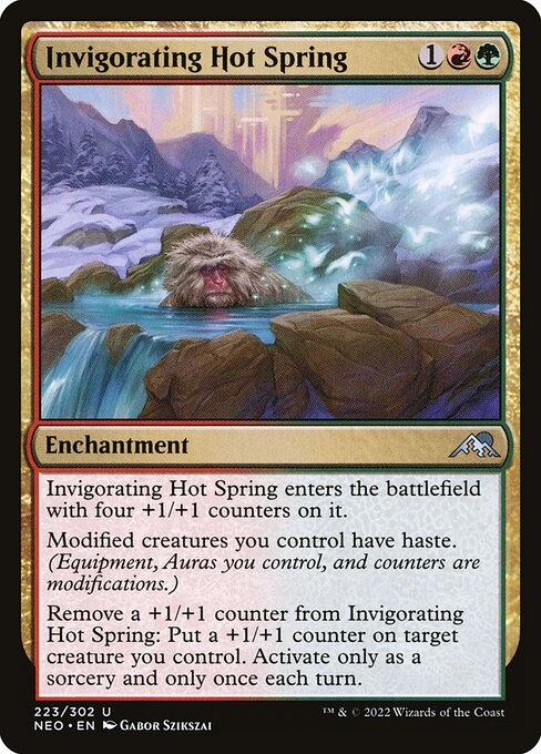 Invigorating Hot Spring - Kamigawa: Neon Dynasty Uncommon Card