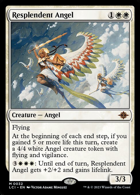 Resplendent Angel - The Lost Caverns of Ixalan Mythic Card