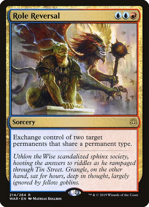 Role Reversal - War of the Spark Rare Card