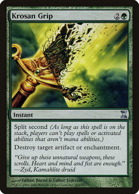 Krosan Grip - Time Spiral Uncommon Card