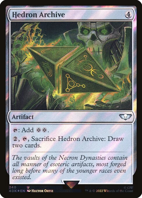 Hedron Archive - Warhammer 40,000 Commander Uncommon Card