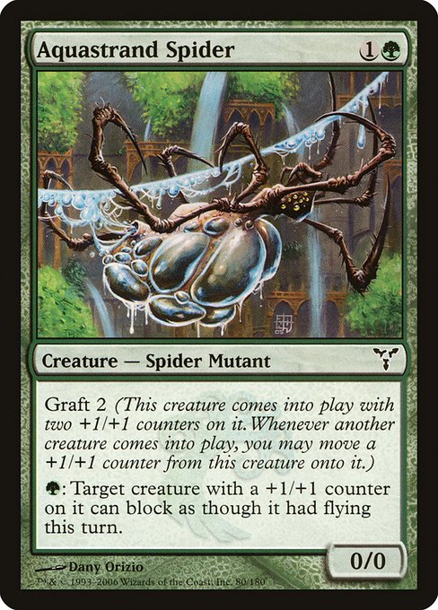 Aquastrand Spider - Dissension Common Card