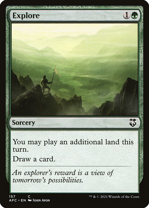 Explore - Forgotten Realms Commander Common Card