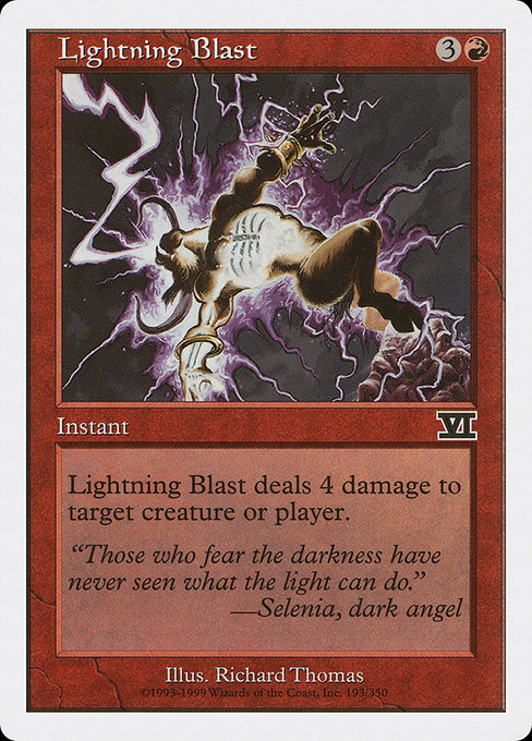 Lightning Blast - Classic Sixth Edition Common Card