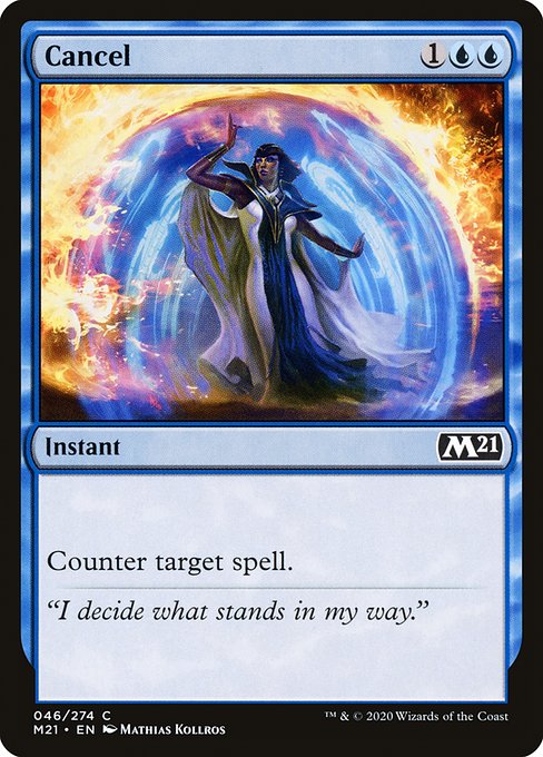 Cancel - Core Set 2021 Common Card