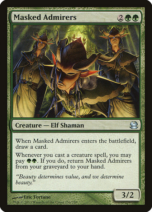 Masked Admirers - Modern Masters Uncommon Card
