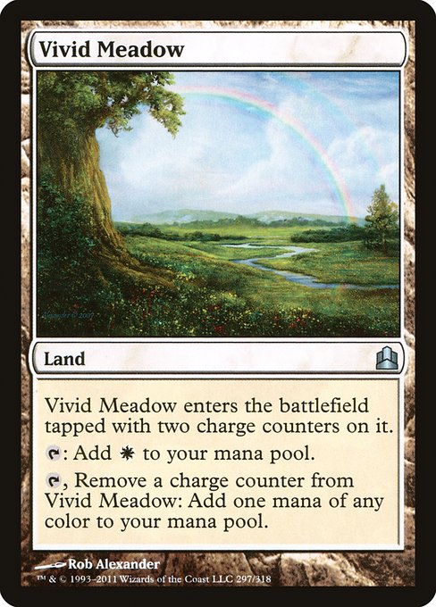 Vivid Meadow - Commander 2011 Uncommon Card