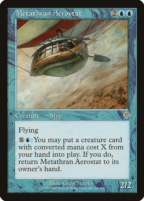 Metathran Aerostat - Invasion Rare Card