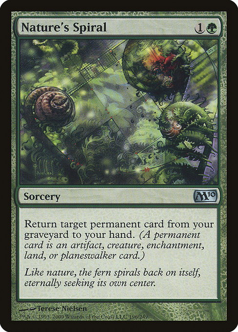 Nature's Spiral - Magic 2010 Uncommon Card