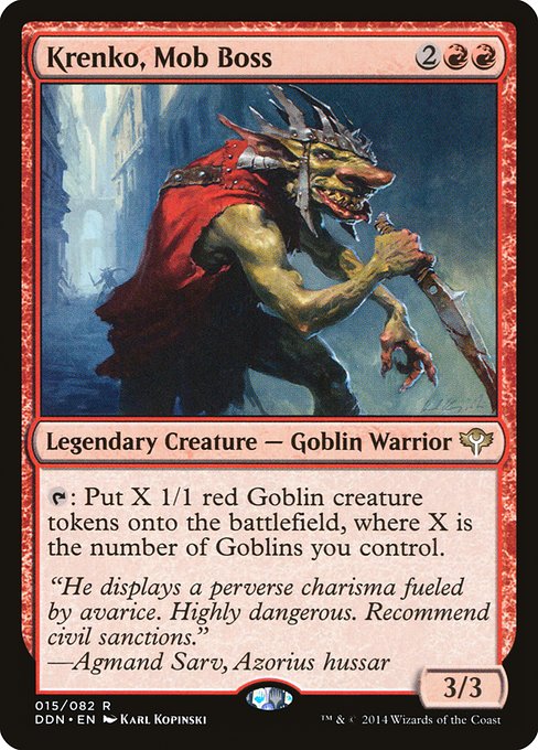 Krenko, Mob Boss - Duel Decks: Speed vs. Cunning Rare Card