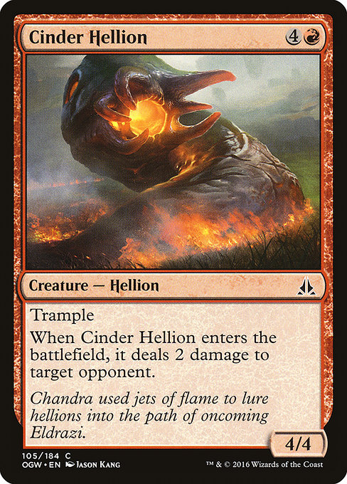 Cinder Hellion - Oath of the Gatewatch Common Card