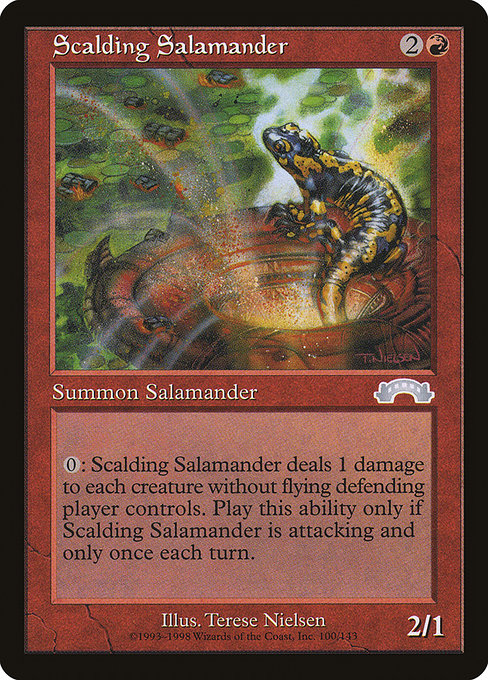 Scalding Salamander - Exodus Uncommon Card