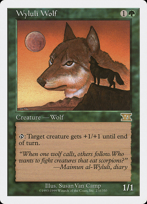 Wyluli Wolf - Classic Sixth Edition Rare Card