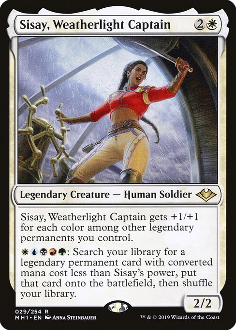 Sisay, Weatherlight Captain - Modern Horizons Rare Card