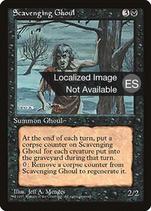 Scavenging Ghoul - Fourth Edition Foreign Black Border Uncommon Card