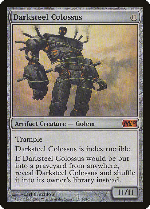 Darksteel Colossus - Magic 2010 Mythic Card