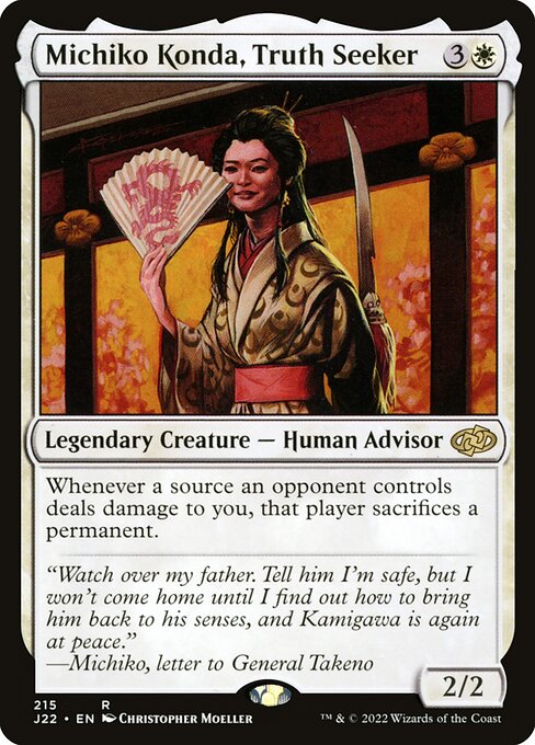 Michiko Konda, Truth Seeker - Jumpstart 2022 Rare Card
