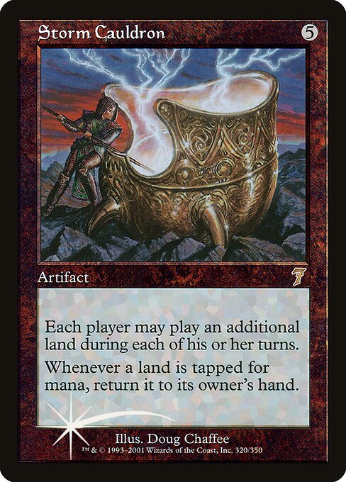 Storm Cauldron - Seventh Edition Rare Card