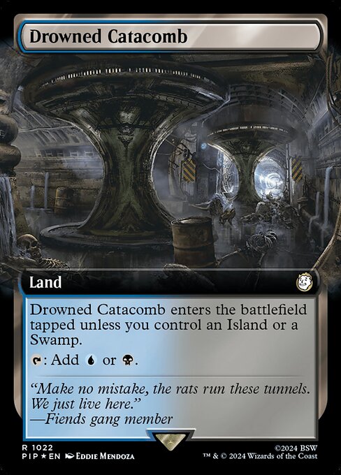 Drowned Catacomb - Fallout Rare Card