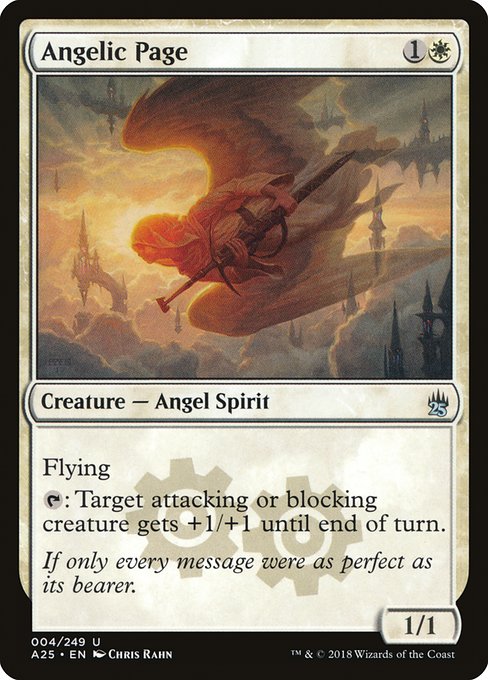 Angelic Page - Masters 25 Uncommon Card
