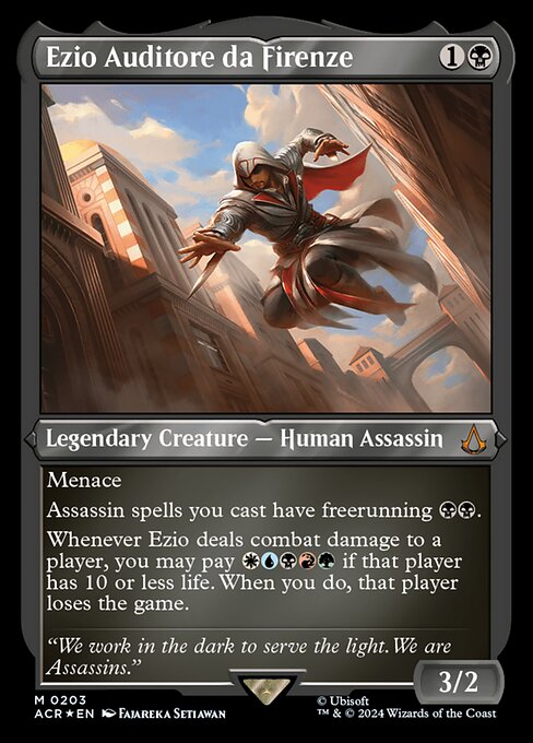 Ezio Auditore da Firenze - Assassin's Creed Mythic Card
