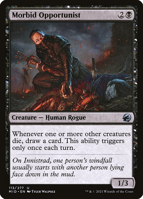 Morbid Opportunist - Innistrad: Midnight Hunt Uncommon Card