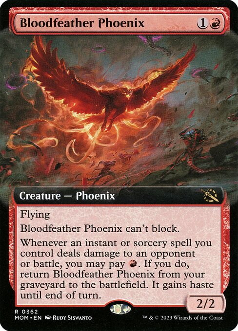 Bloodfeather Phoenix - March of the Machine Rare Card