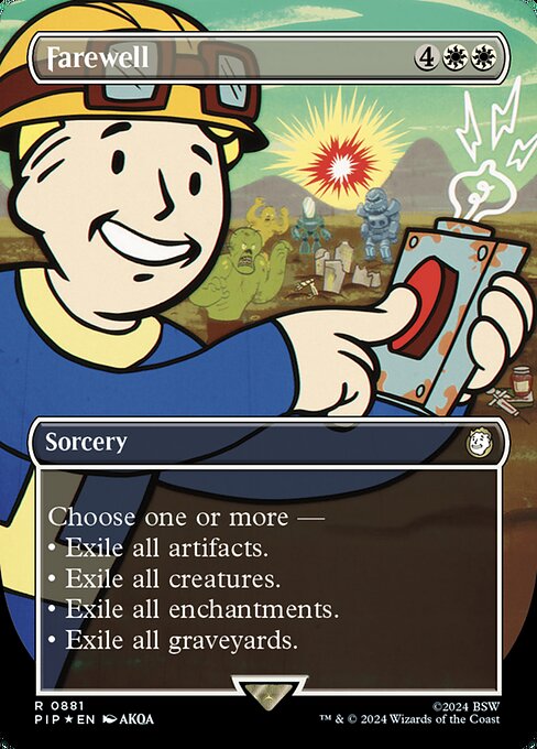Farewell - Fallout Rare Card