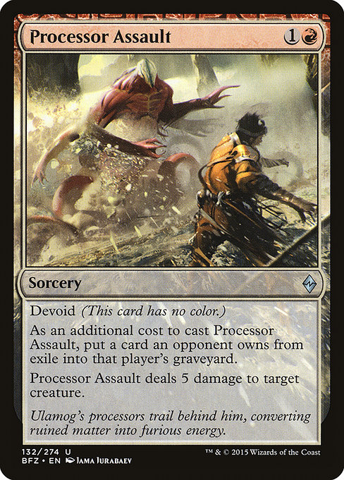 Processor Assault - Battle for Zendikar Uncommon Card