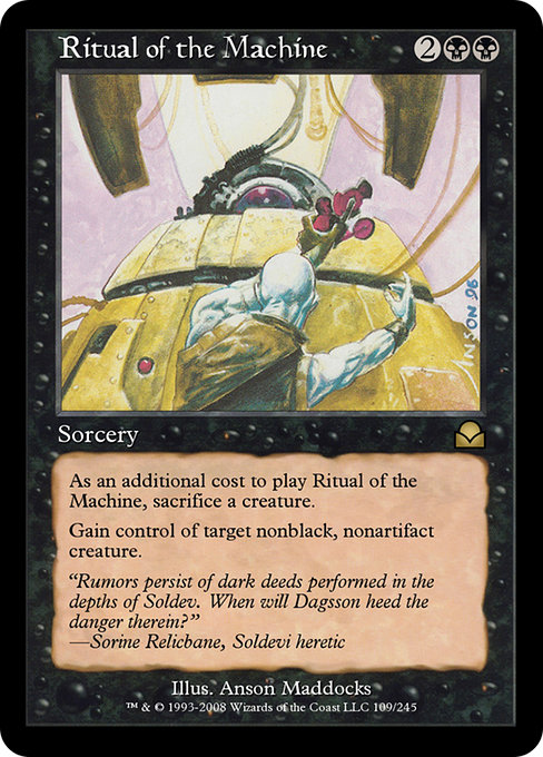 Ritual of the Machine - Masters Edition II Rare Card