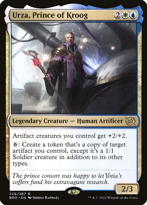 Urza, Prince of Kroog - The Brothers' War Rare Card