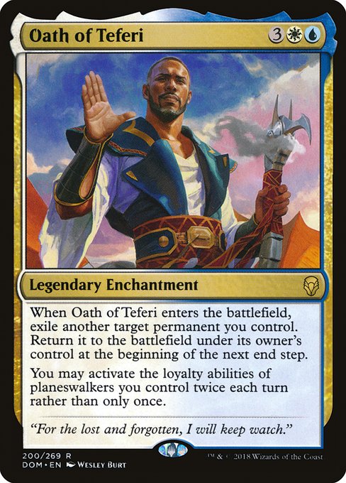 Oath of Teferi - Dominaria Rare Card
