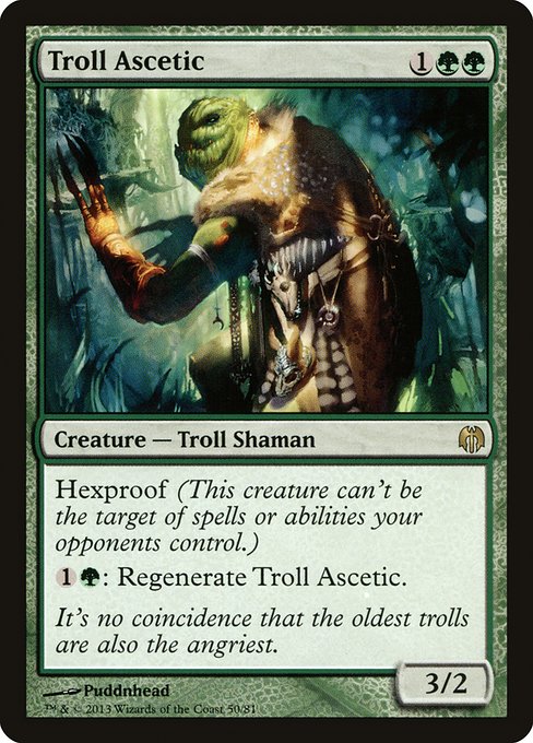 Troll Ascetic - Duel Decks: Heroes vs. Monsters Rare Card