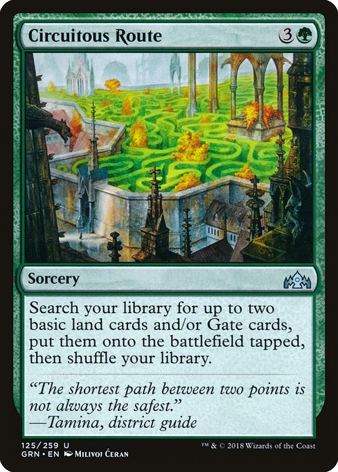 Circuitous Route - Guilds of Ravnica Uncommon Card