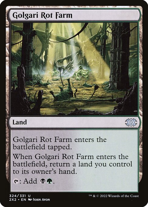 Golgari Rot Farm - Double Masters 2022 Uncommon Card
