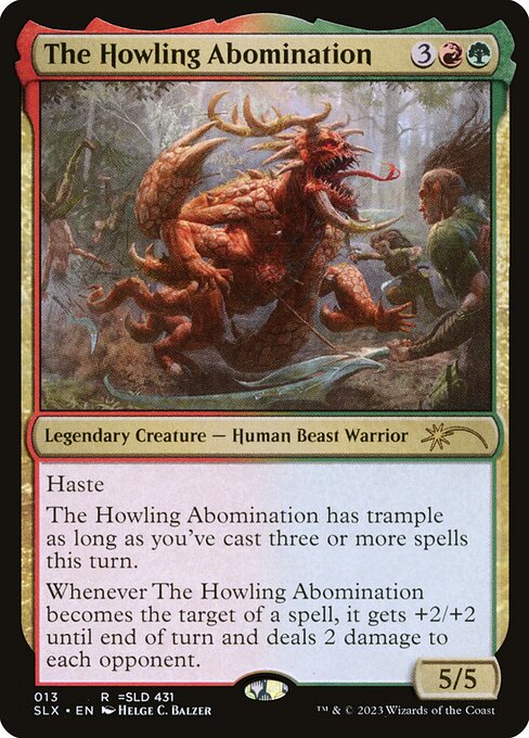 The Howling Abomination - Universes Within Rare Card