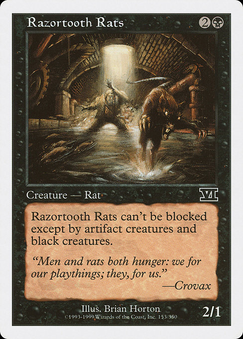 Razortooth Rats - Classic Sixth Edition Common Card