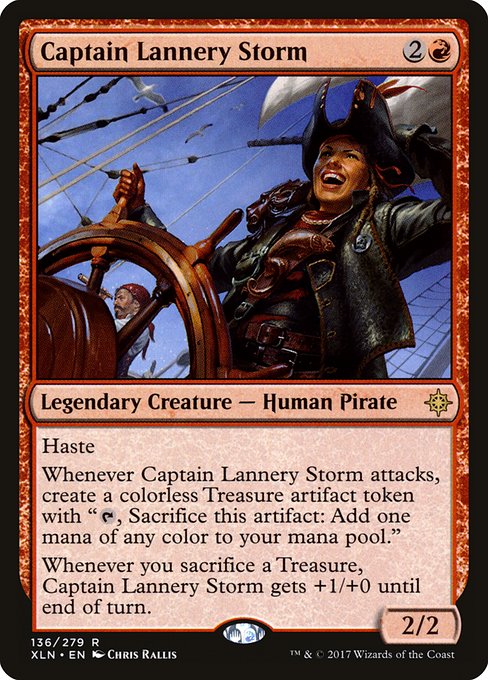 Captain Lannery Storm - Ixalan Rare Card