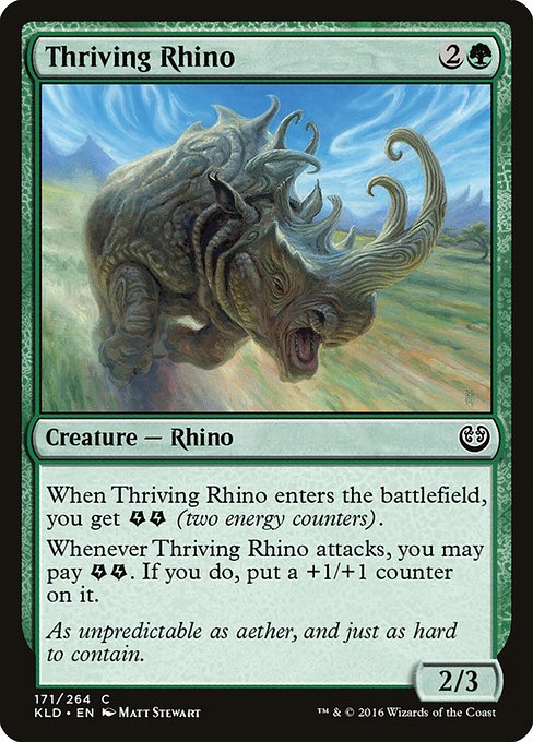 Thriving Rhino - Kaladesh Common Card