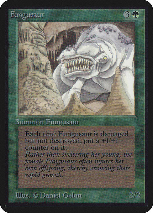 Fungusaur - Limited Edition Alpha Rare Card