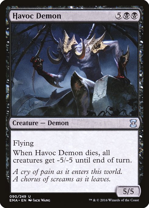 Havoc Demon - Eternal Masters Uncommon Card