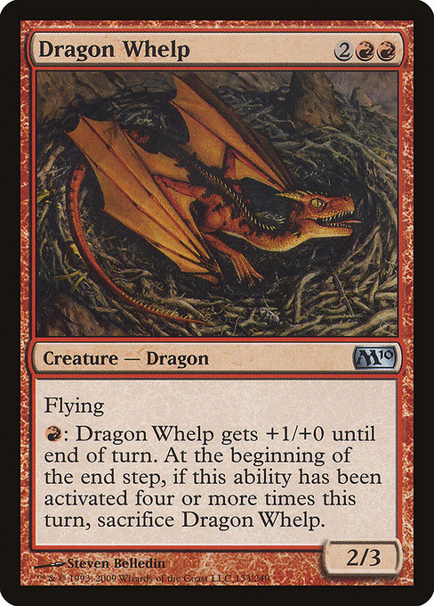 Dragon Whelp - Magic 2010 Uncommon Card