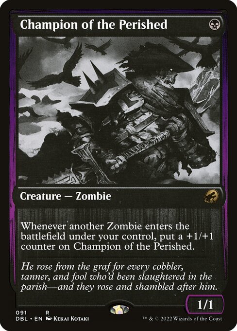 Champion of the Perished - Innistrad: Double Feature Rare Card