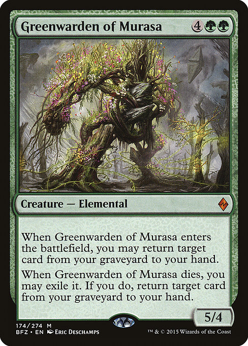 Greenwarden of Murasa - Battle for Zendikar Mythic Card