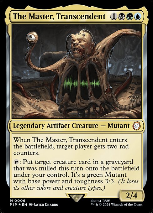 The Master, Transcendent - Fallout Mythic Card