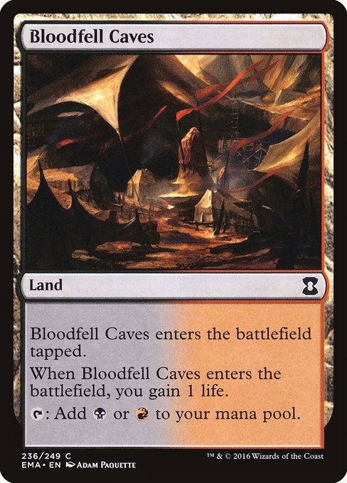 Bloodfell Caves - Eternal Masters Common Card
