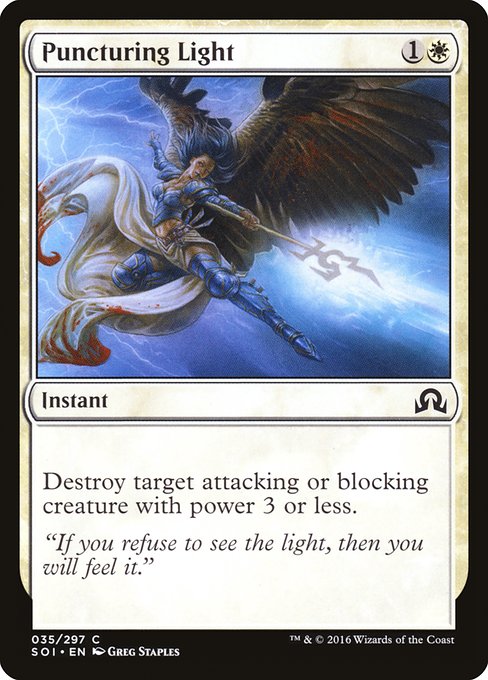 Puncturing Light - Shadows over Innistrad Common Card